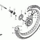 XL125S Переднее колесо