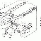 XR250R Swingarm 84-85