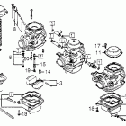 CB650SC Carburetor comp. parts