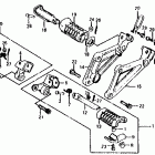 VF700S Подножки