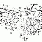 VF500C Передняя головка цилиндров