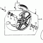 VF500C Переднее колесо