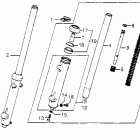 XL125S Передняя вилка