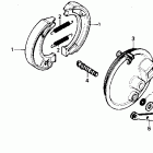 CR80R Front brake panel 85