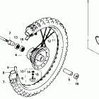 CR80R Переднее колесо