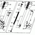VF500C Передние аммортизаторы