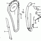 XL100S Цепь ГРМ и натяжитель