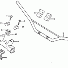 XR350R Руль и панель переднего номера