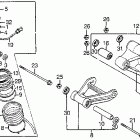 VF1100S Задний амортизатор