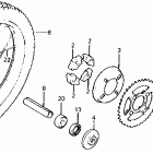 XL100S Rear wheel 81-85
