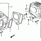 Z50R Cylinder cylinder head