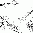 VT700C Компоненты карбюратора
