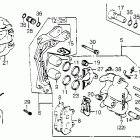 CB650SC Передний тормозной суппорт