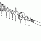 Z50R Кик стартер