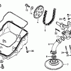 VF700F Oil filter @ oil pan @ oil pump