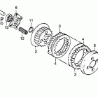 CB125S Сцепление