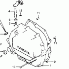 CB125S Крышка картера правая