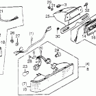 GL1200A 120i / a / l license light @ rear combination light 84-8...