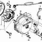 XR200R Left crankcase cover 84-85