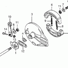 XL350R Задний тормоз