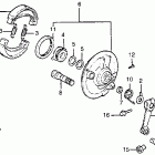 CB125S Передний тормоз