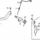 VF1100S Brake pedal @ gearshift pedal