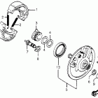 XL125S Передний тормоз