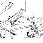 XL125S Swingarm @ chain case