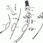 Z50R Control levers cables switches