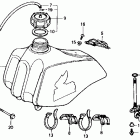 XR250R Fuel tank 84-85