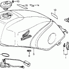 VF700F Fuel tank @ fuel valve