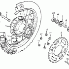 XR350R Заднее колесо