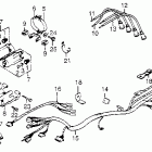 CB650SC Wire harness @ ignition coil @ rectifier