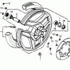 VF700F Переднее колесо