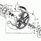 VT700C Переднее колесо