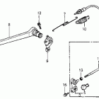 VF700F Brake pedal @ shift pedal