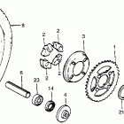 XR100 Заднее колесо