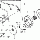VF1000F Генератор импульса и муфта стартера