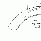 CR80R Переднее крыло
