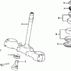 XR500R Траверса нижняя
