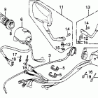 VF750F Control levers @ switches  @ cables