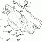 CR500R Right crankcase cover 84