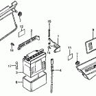 XL200R Side cover @ battery