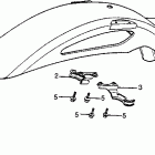 VF750F Переднее крыло