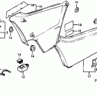 VF700C Side cover @ rectifier 84