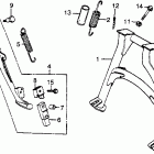 VF750F Подножка