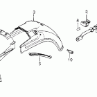 GL1200 Rear fender 84
