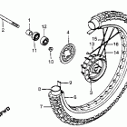 XR100 Front wheel 83-84