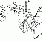 XR200 Крышка картера правая