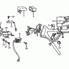 XL200R Wire harness @ ignition coil @ c.d.i. unit